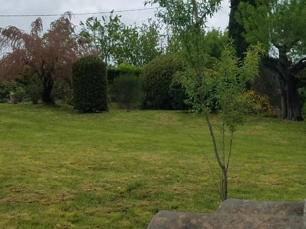 Zahrada ubytování Gîte Les Fourches