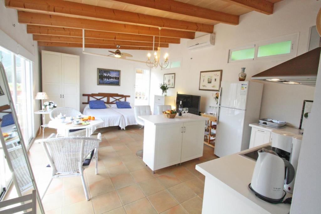 Kuchyň nebo kuchyňský kout v ubytování Can Joi Port de Soller
