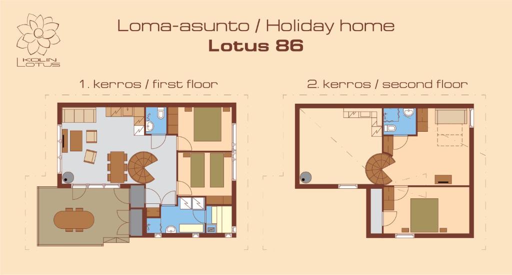 Kolin Lotus Cottages - 三居室小屋与桑拿
