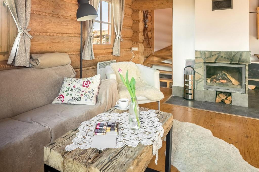 Posezení v ubytování Nydala Rustic