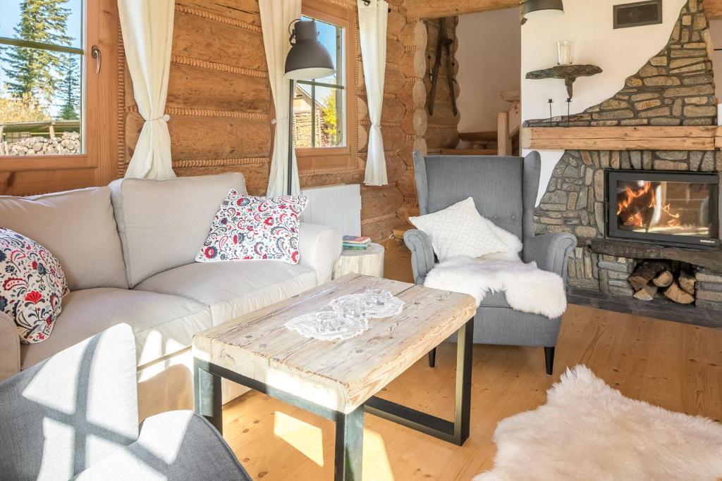 Posezení v ubytování Nydala Rustic