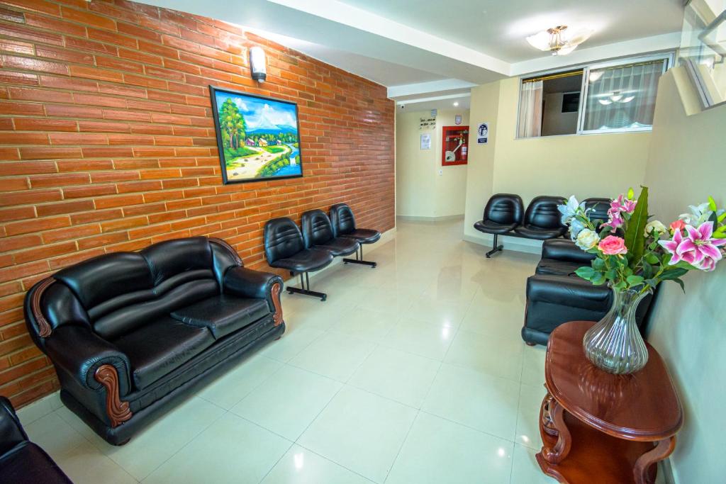 Posezení v ubytování Hotel Cumbayá Sanvy