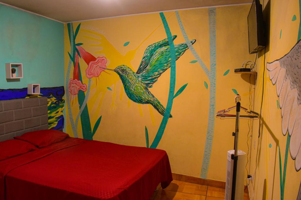 Postel nebo postele na pokoji v ubytování Passion Hostel - Barranco