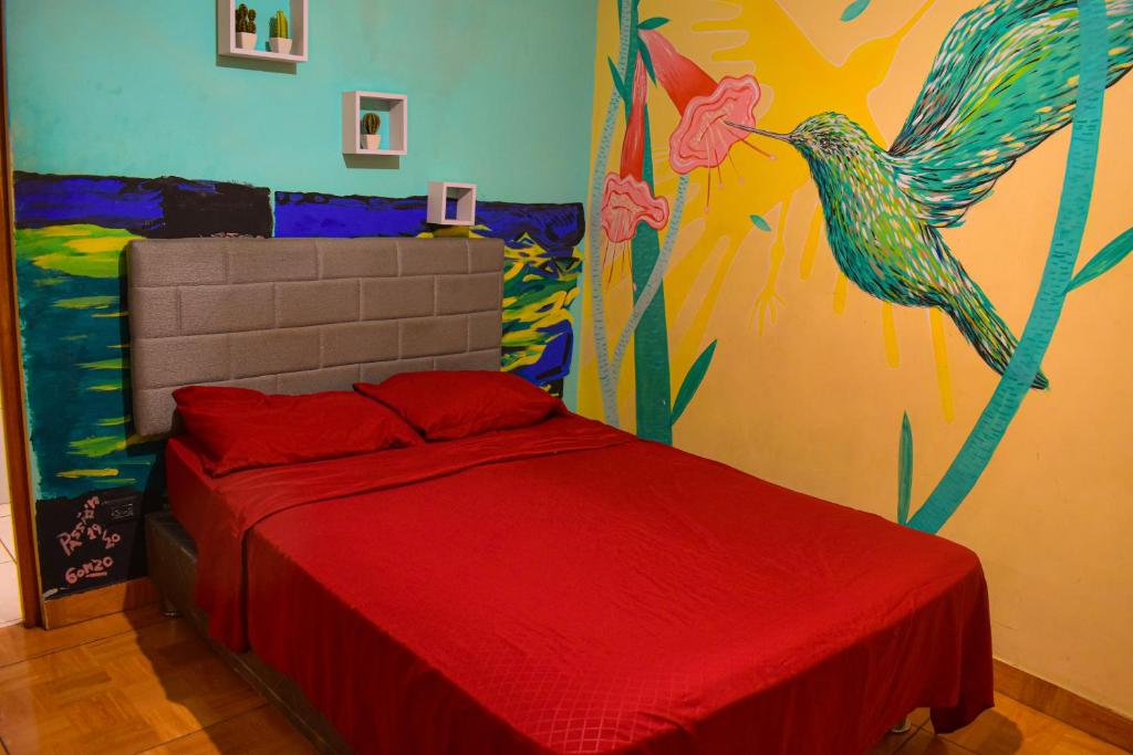 Postel nebo postele na pokoji v ubytování Passion Hostel - Barranco
