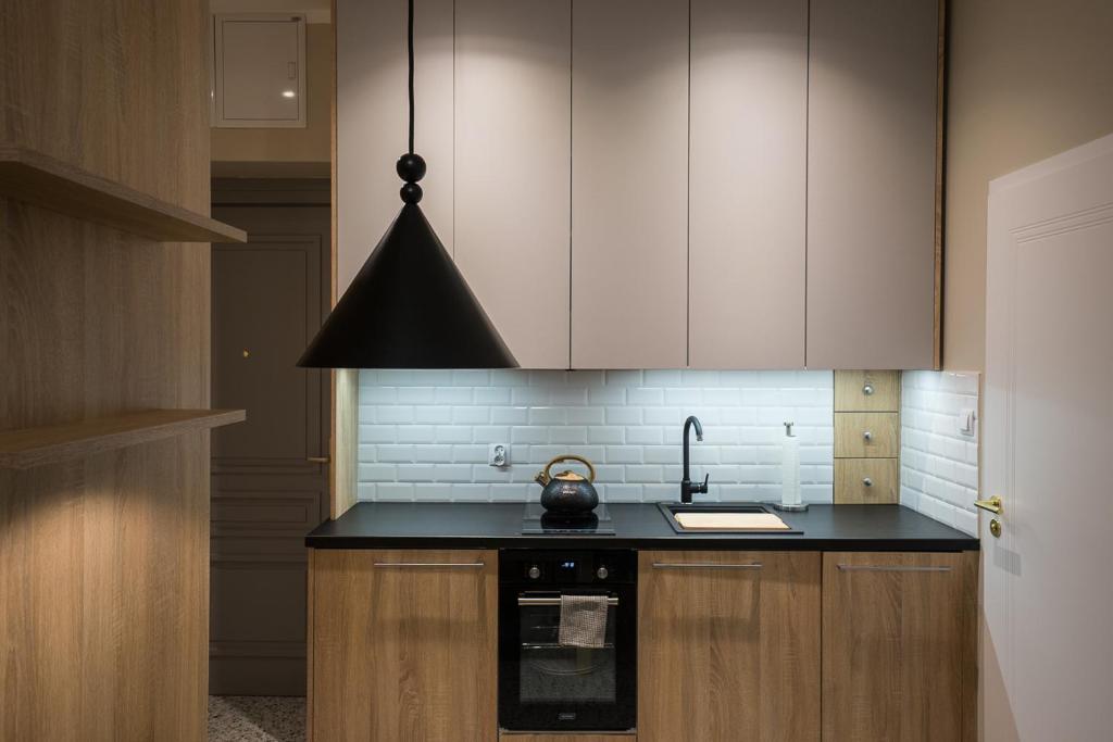 Kuchyňa alebo kuchynka v ubytovaní Na Skałce Apartment