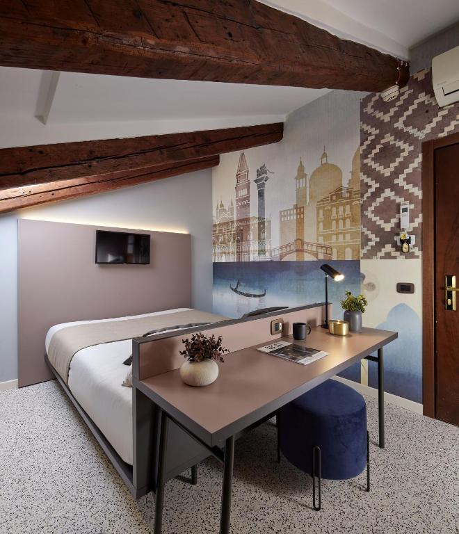 Posezení v ubytování UNAHOTELS Ala Venezia-Adults 16