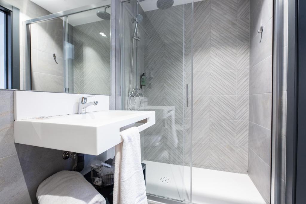 Kúpeľňa v ubytovaní HOTEL IBERUM