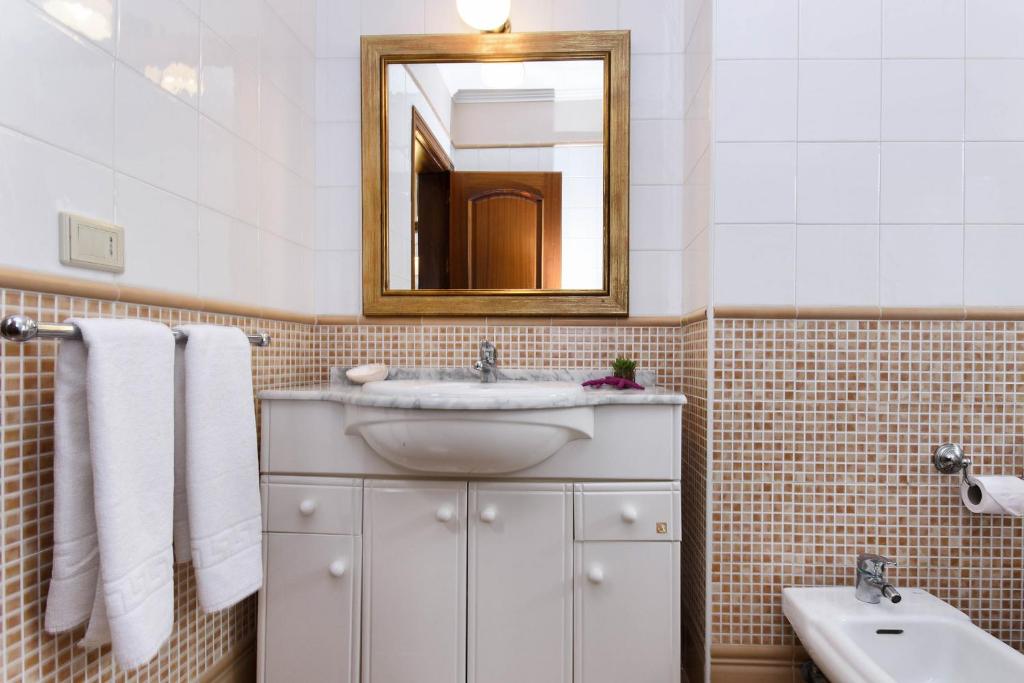 Koupelna v ubytování Casa Pamipa