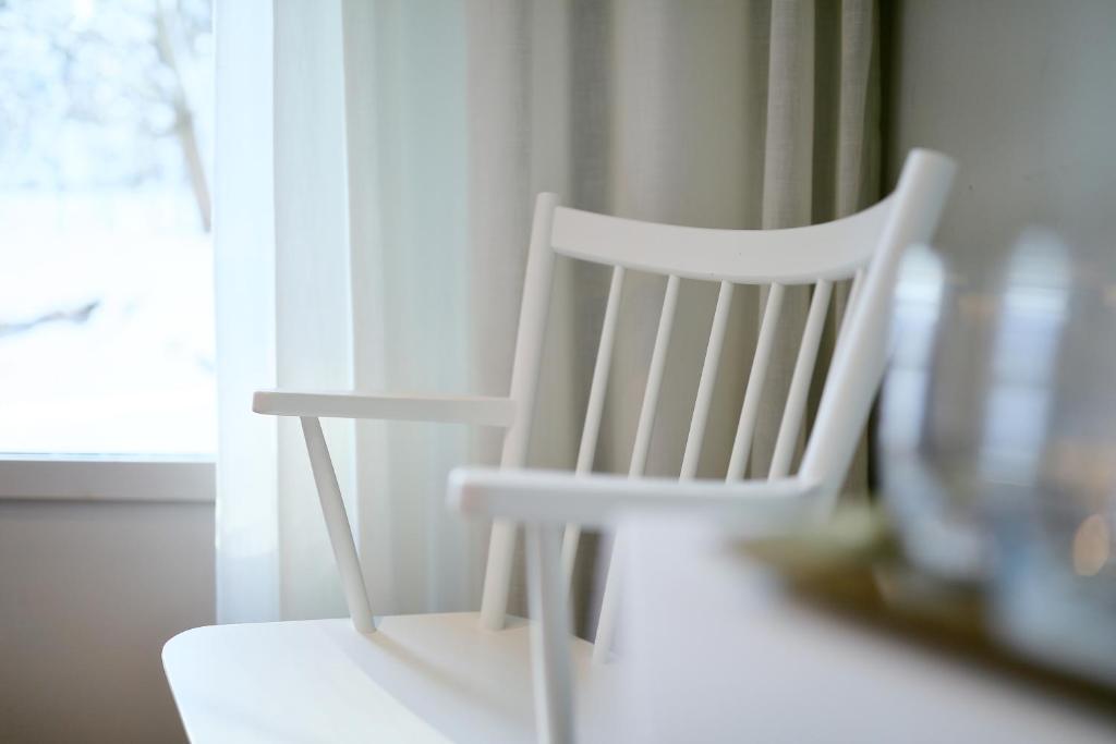 Posezení v ubytování Arkösunds Hotell