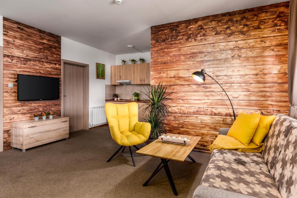 TV a/nebo společenská místnost v ubytování Hilson Jasna - Garden resort