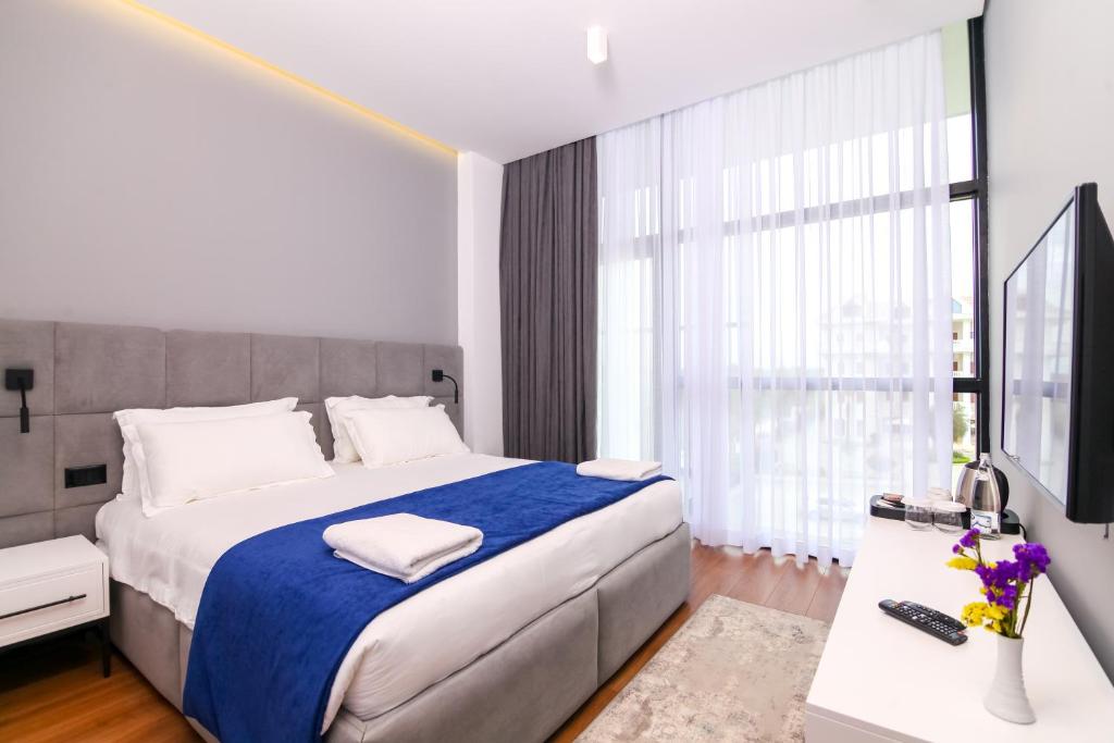 Säng eller sängar i ett rum på N Hotel BY NOSHI
