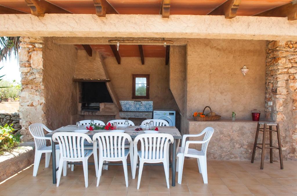 Patio alebo iná vonkajšia časť ubytovania Finca Tanca Nova