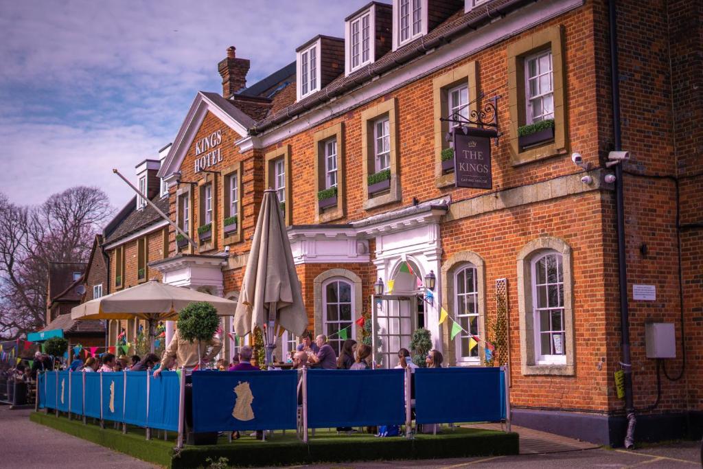 The building where the hotel is located 