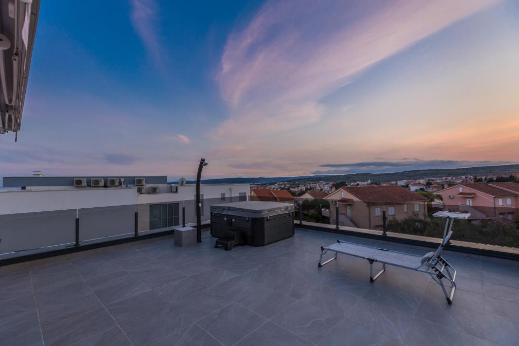 Balkón alebo terasa v ubytovaní Apartment JOY