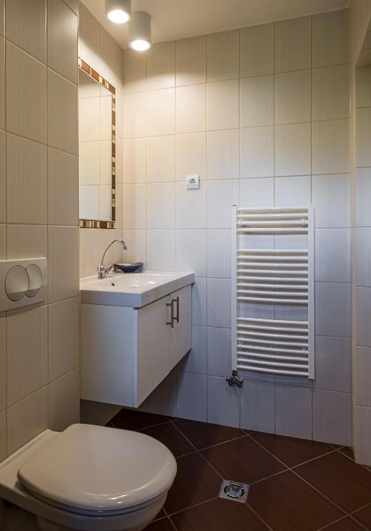Koupelna v ubytování Babi Guesthouse - Babi Vendégház