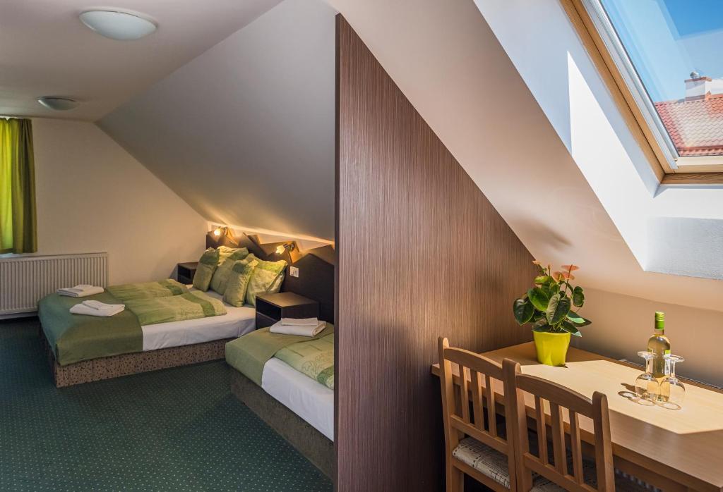 Postel nebo postele na pokoji v ubytování Babi Guesthouse - Babi Vendégház