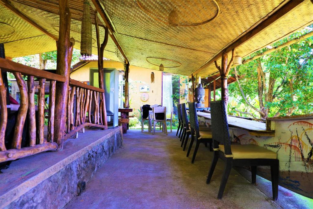 Balkón nebo terasa v ubytování Swar Bali Lodge