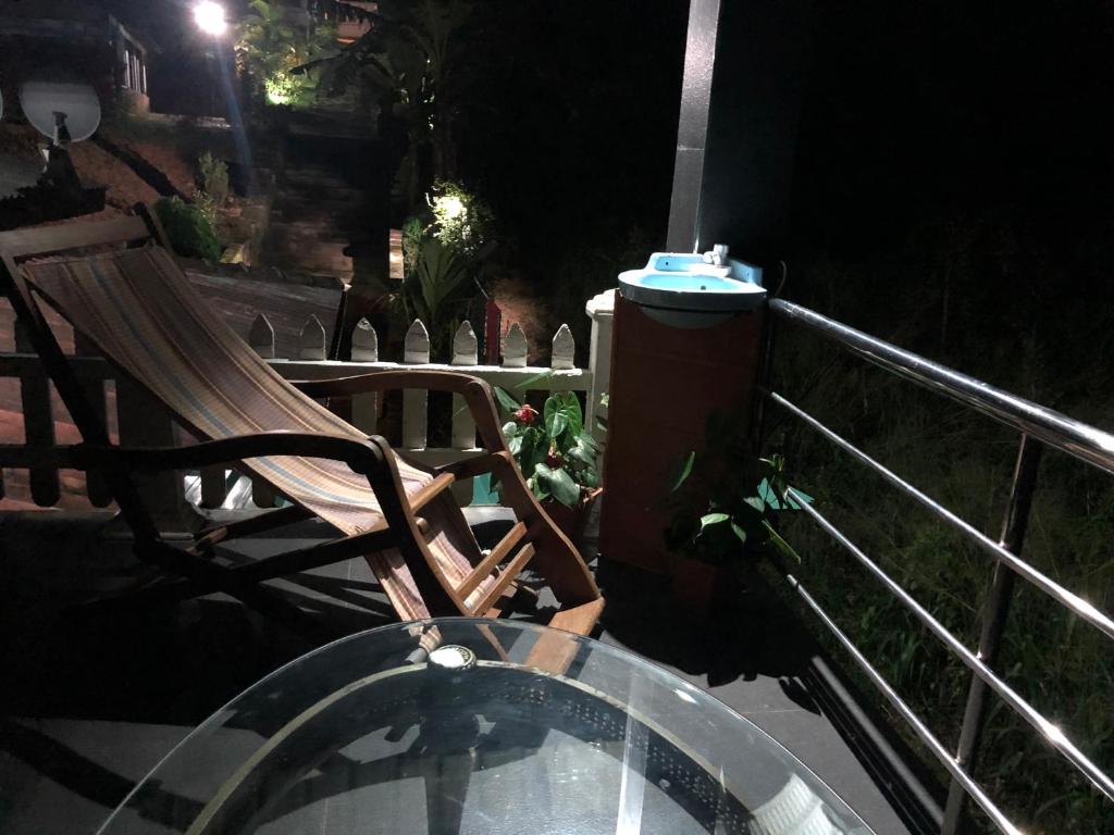 Balkón nebo terasa v ubytování Hamadhi guest