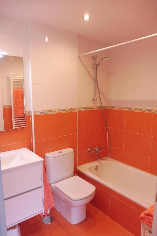 Koupelna v ubytování Casa Santolaya