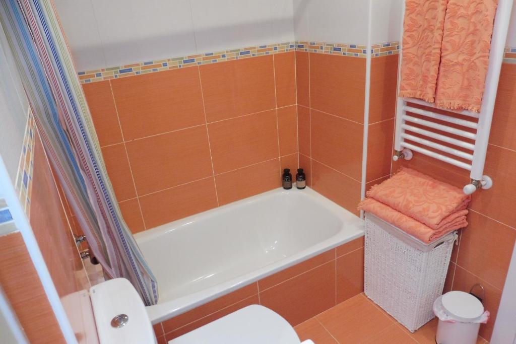 Koupelna v ubytování Casa Santolaya