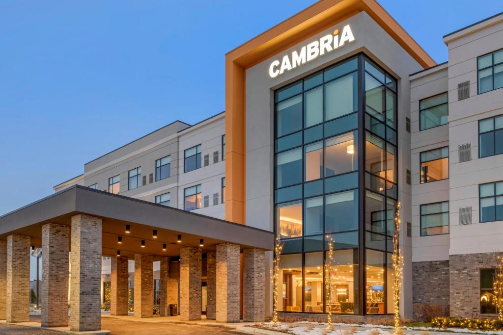 a rendering of the front of a building at Cambria Hotel Detroit-Shelby Township in Shelby