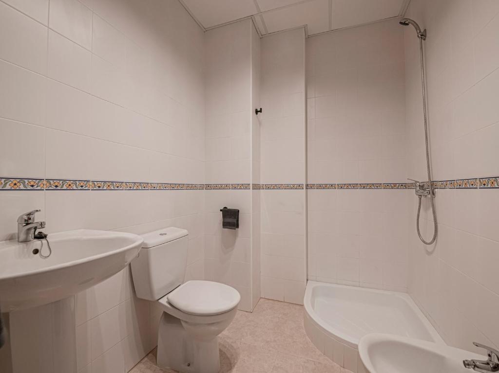 Kúpeľňa v ubytovaní Apartamentos Santiago