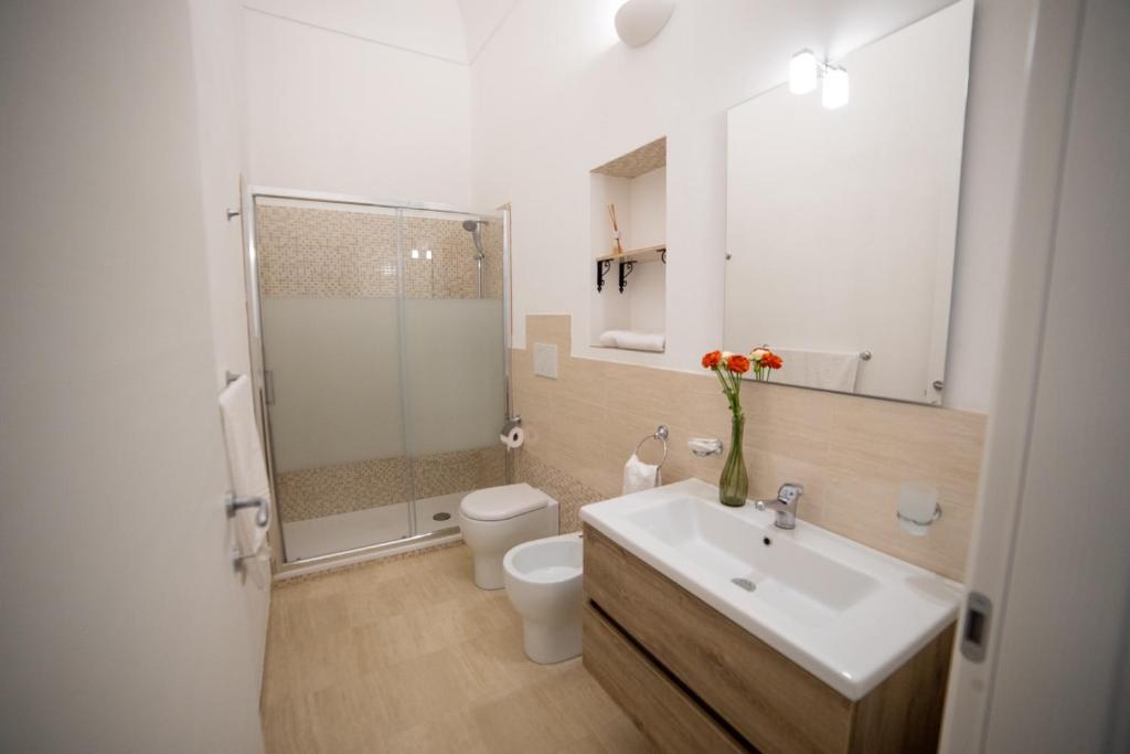 Koupelna v ubytování B&B Palazzo Loreto
