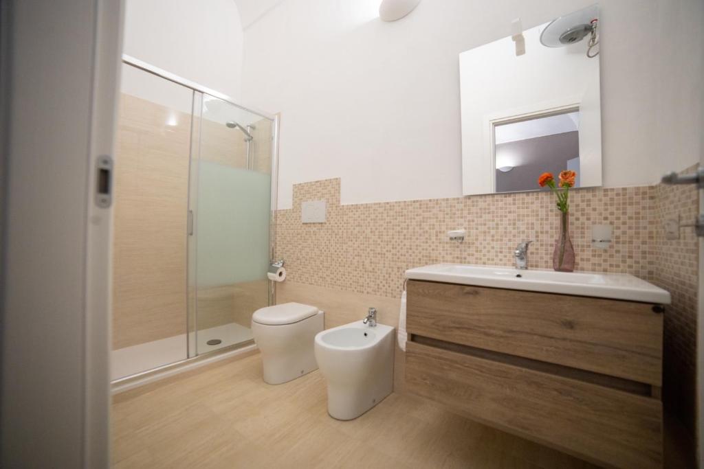 Koupelna v ubytování B&B Palazzo Loreto