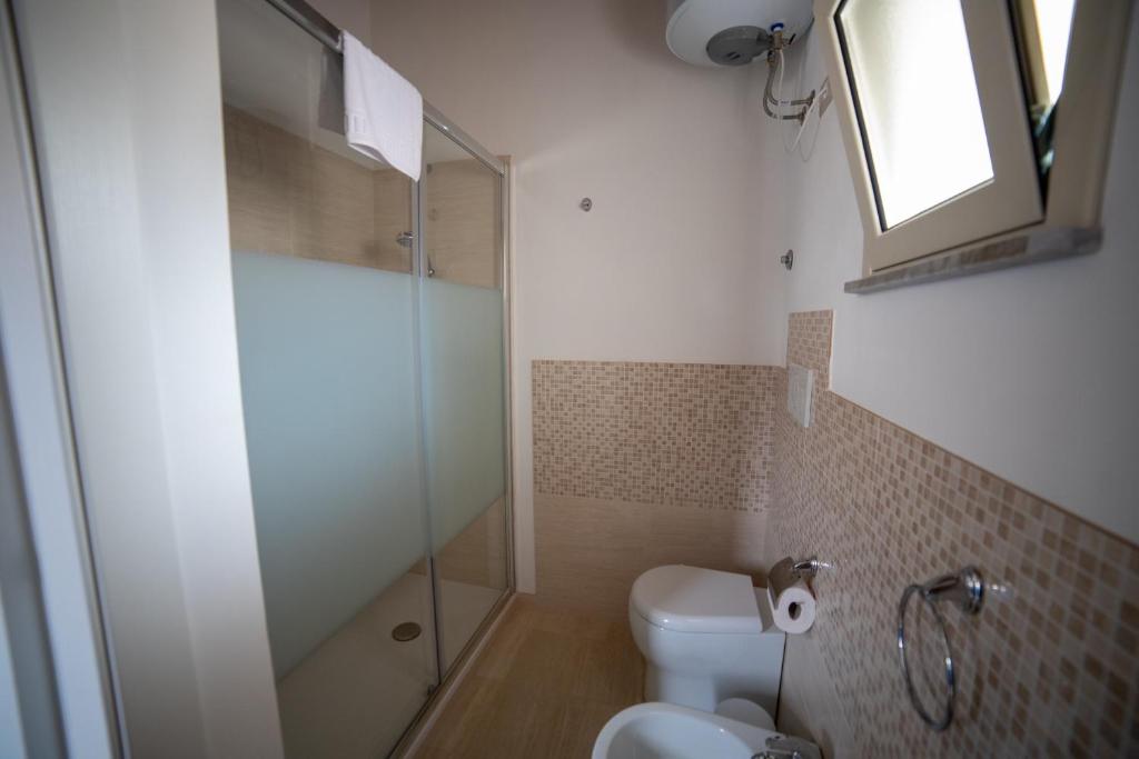 Koupelna v ubytování B&B Palazzo Loreto