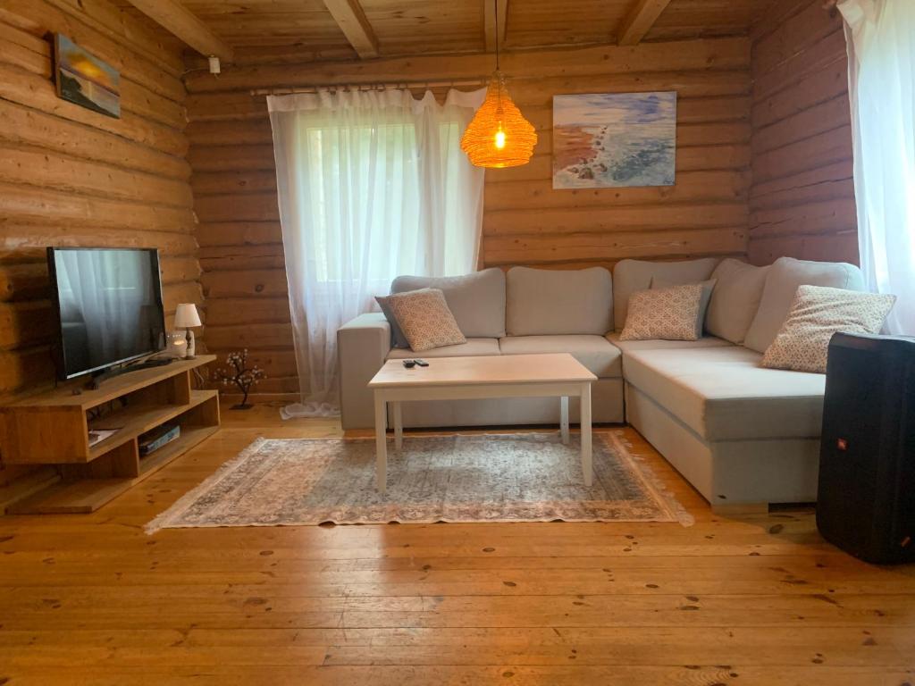 TV a/nebo společenská místnost v ubytování Tahkuna Puhkekeskus
