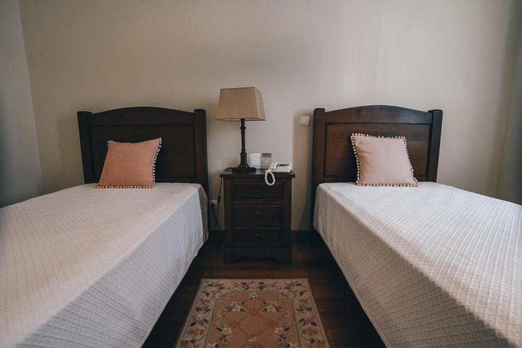 Postel nebo postele na pokoji v ubytování Quinta do Vale