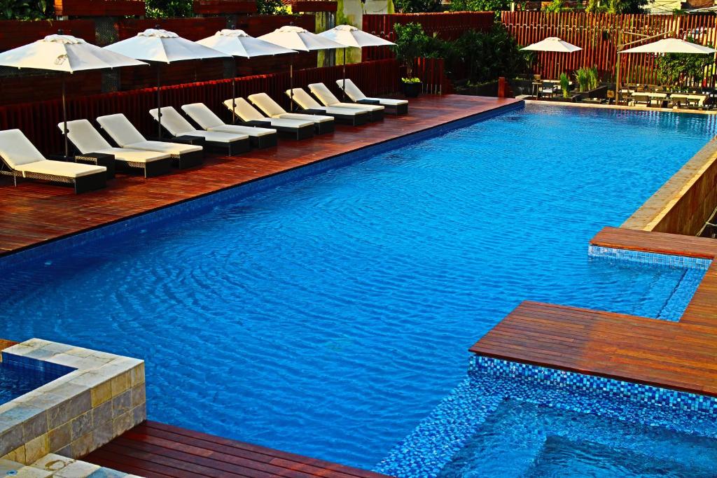 Bazén v ubytování Fraser Residence Menteng Jakarta nebo v jeho okolí