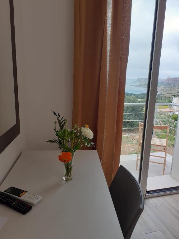 Balkon lub taras w obiekcie Bed and Breakfast Stella del Sud Makari