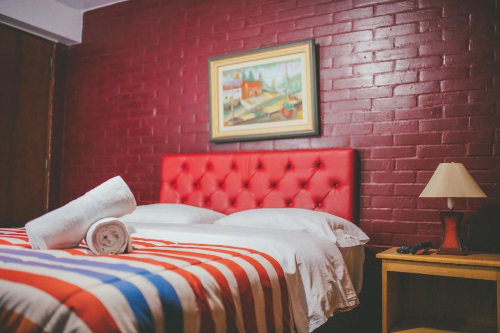 Letto o letti in una camera di Hotel Excalibur