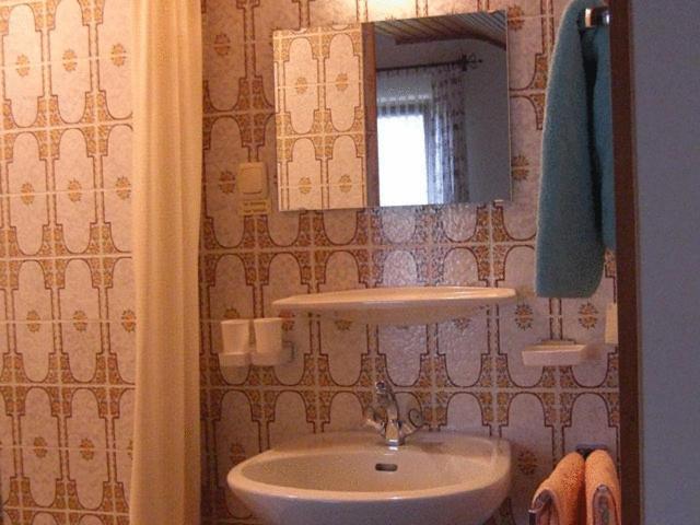 Koupelna v ubytování Pension Seeblick