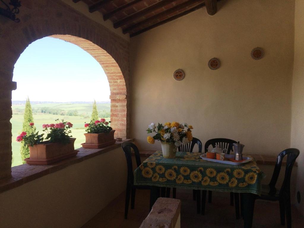 Balkón nebo terasa v ubytování Agriturismo Fattoria Di Corsano