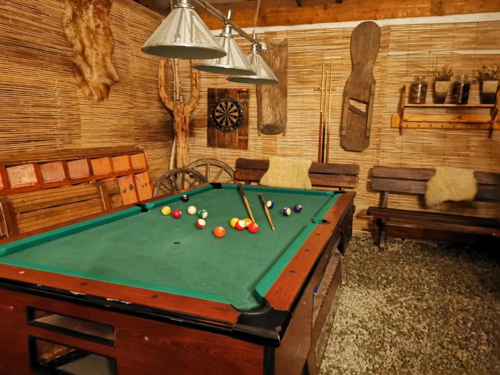 Biliár nebo kulečník v ubytování Guesthouse Eden