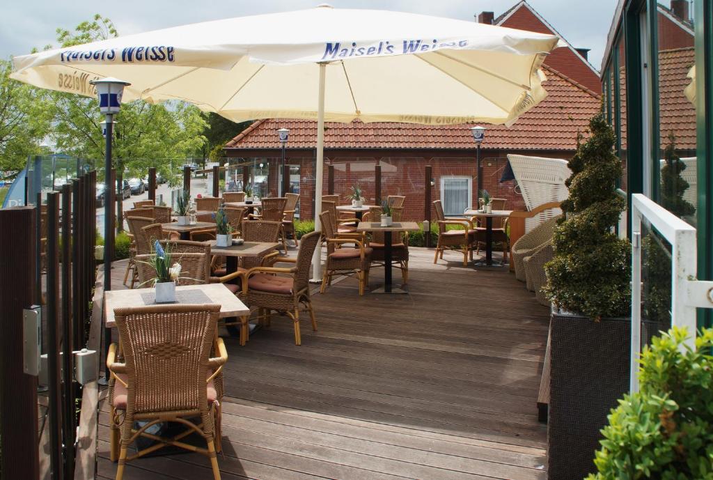 Restaurace v ubytování Hotel Harlesiel