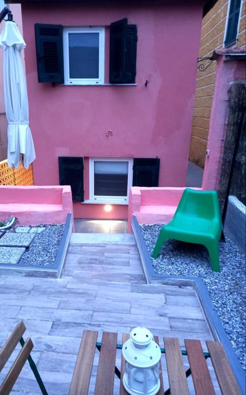 Patio nebo venkovní prostory v ubytování Pink House Garden
