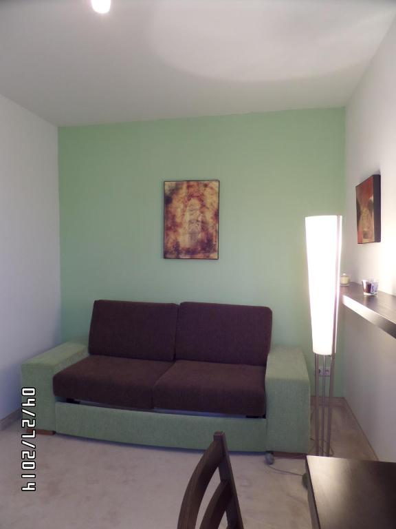 Posezení v ubytování Nia Családi Apartman