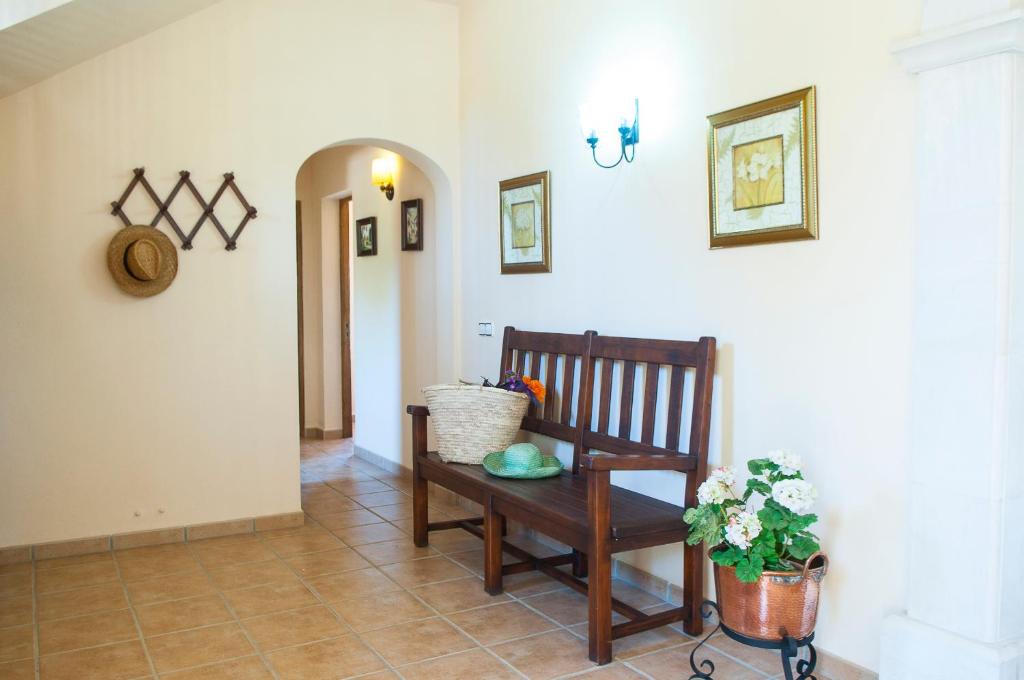 Posezení v ubytování Finca Ullastre