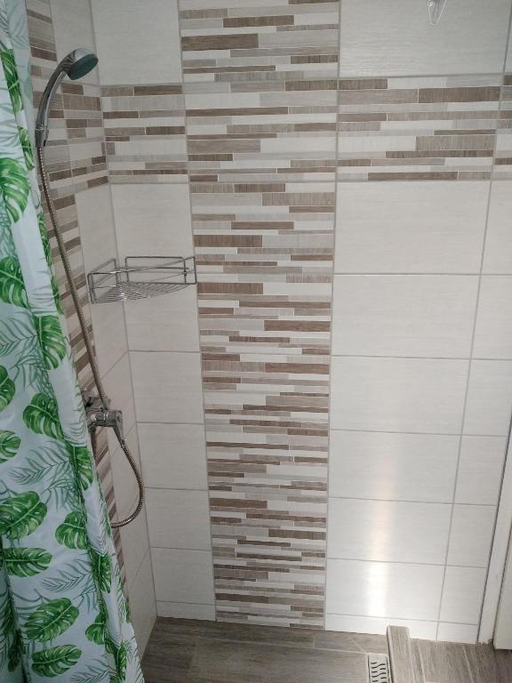 Kúpeľňa v ubytovaní Matula vendégház