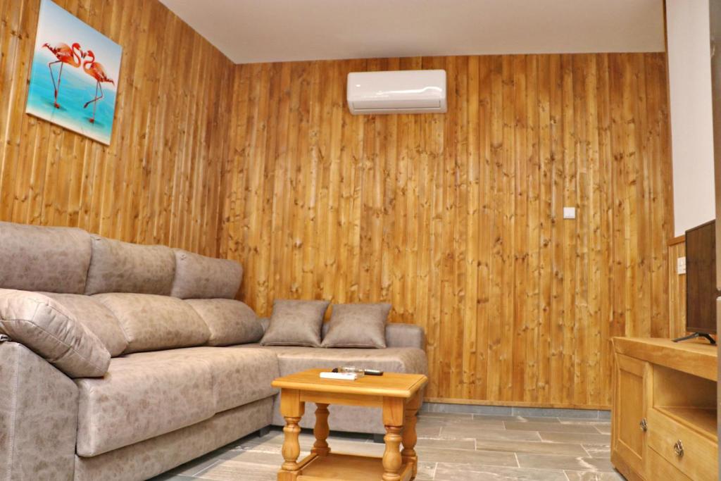 Posezení v ubytování Chalet Brenes Sol