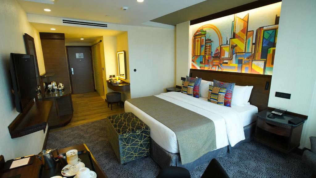 TV a/nebo společenská místnost v ubytování Sarova Panafric Hotel