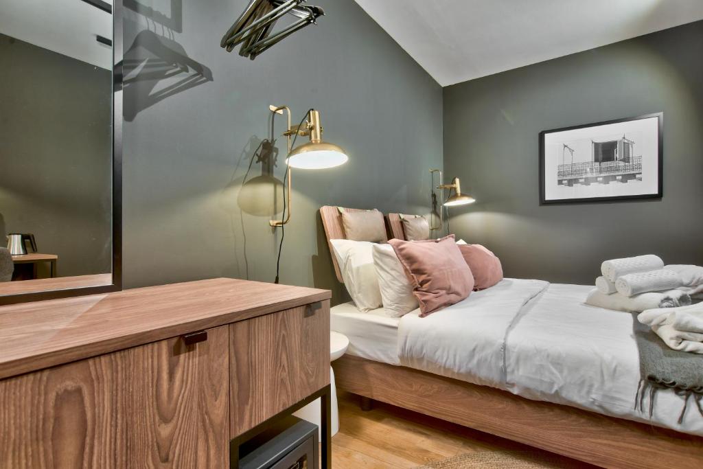 Postel nebo postele na pokoji v ubytování Guest House de la Valette