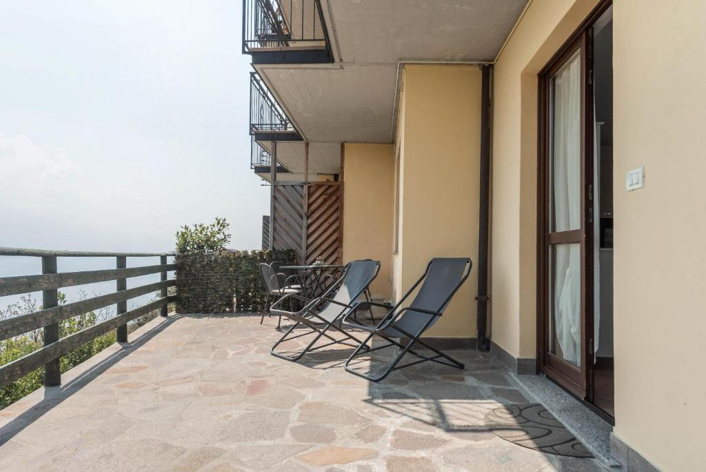 Balkon lub taras w obiekcie Bel Soggiorno lake view 2