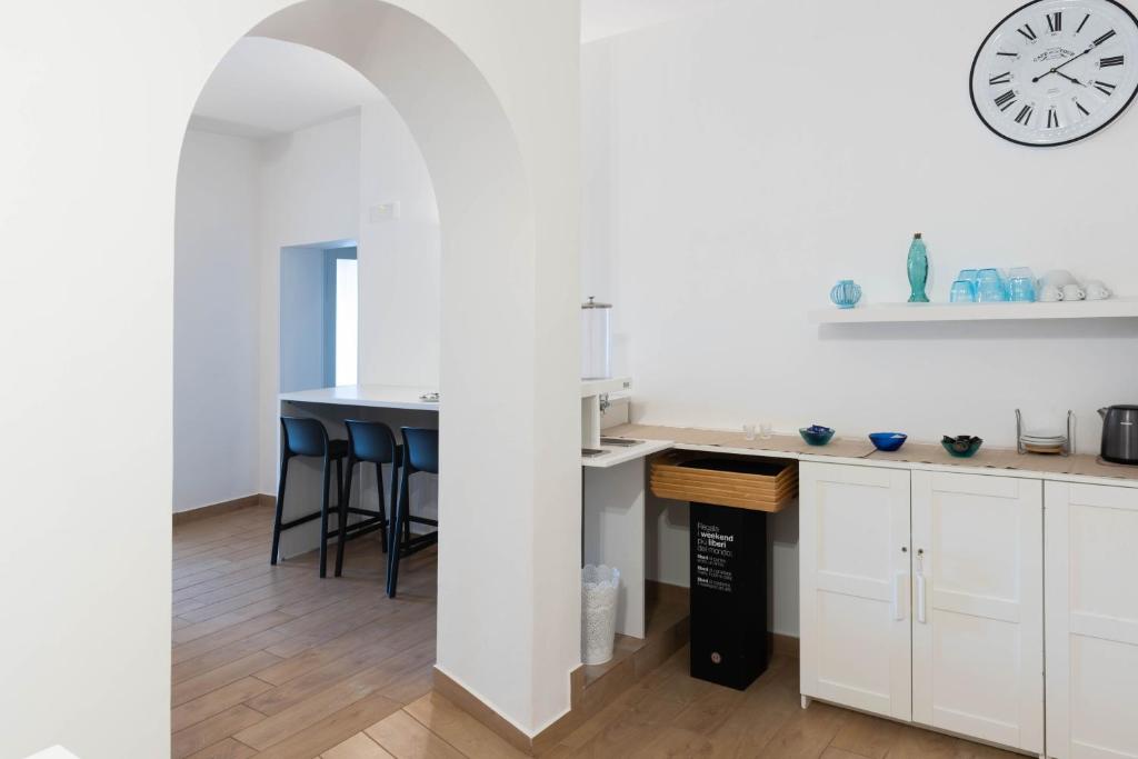 Kuchyň nebo kuchyňský kout v ubytování Sirentum Rooms
