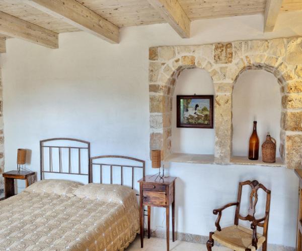 Łóżko lub łóżka w pokoju w obiekcie Agriturismo Antonelli Piangevino
