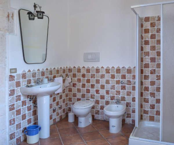 Łazienka w obiekcie Agriturismo Antonelli Piangevino