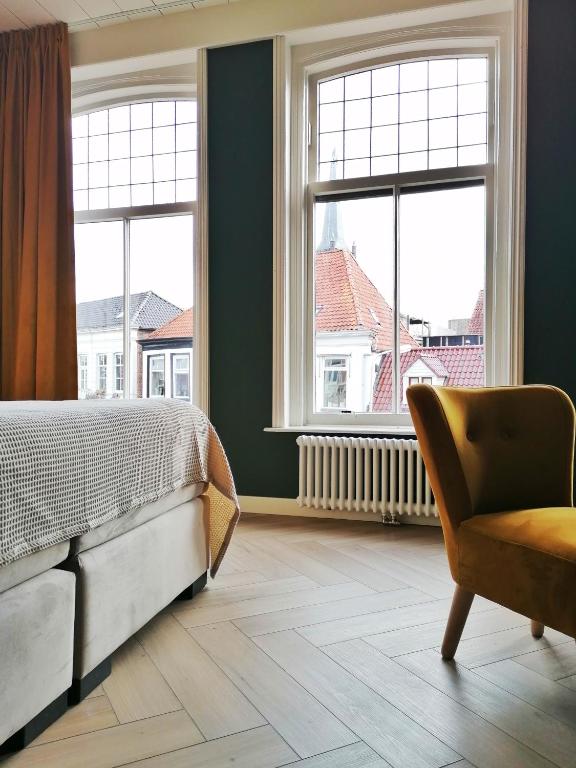 Posezení v ubytování B&B De Stadssingel